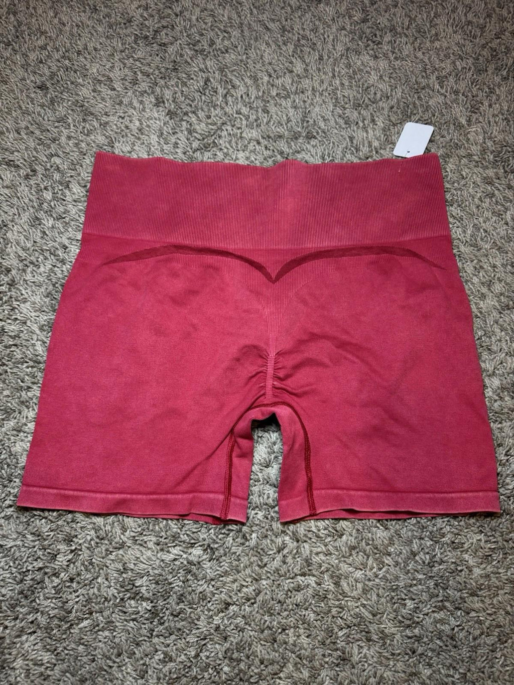Gymshark Womens Vital Seamless 2.0 High Compression Shorts Red XXL NEW Sold Out!