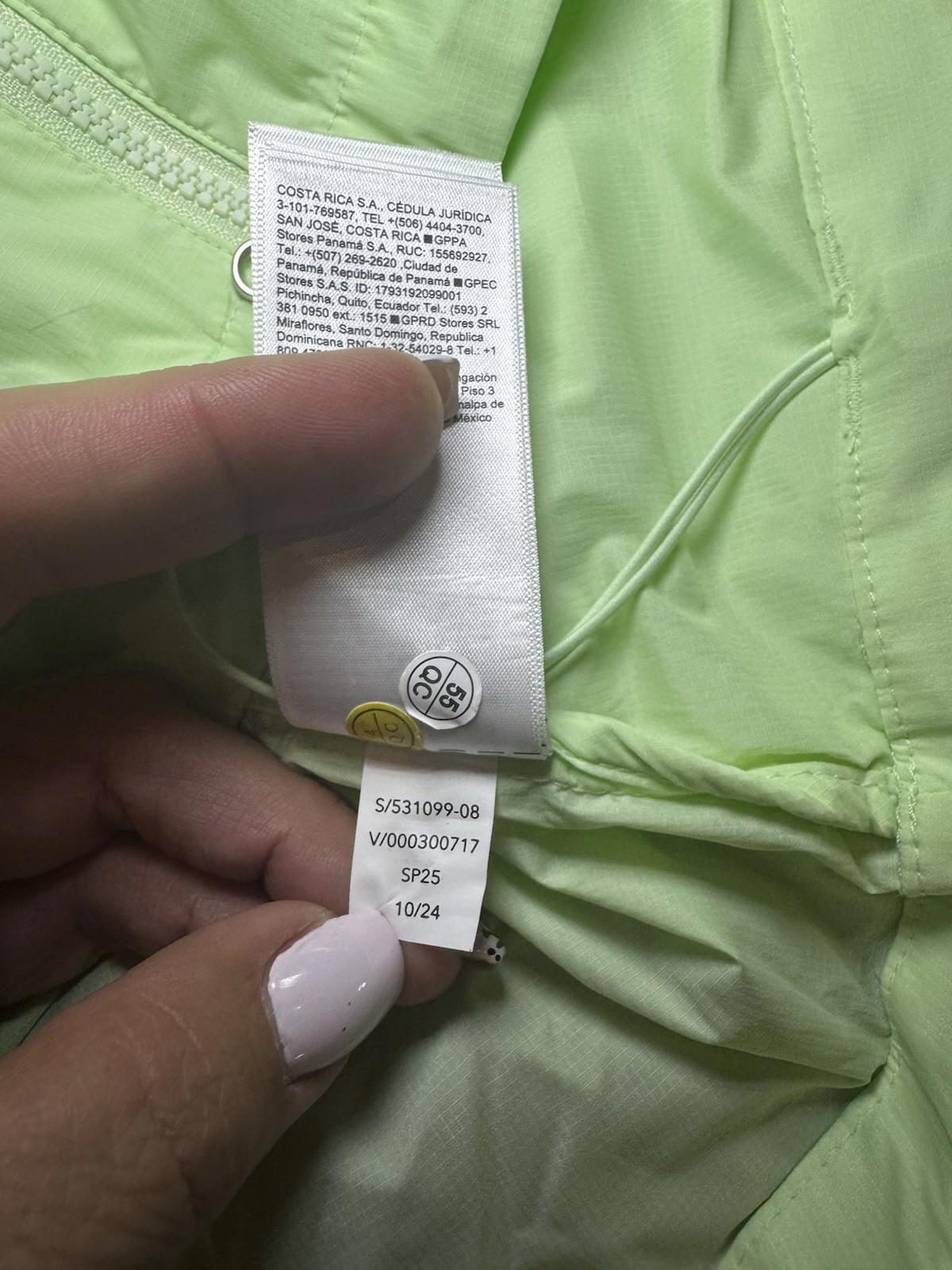 NEW! Athleta - XXS Expedition Jacket - Light green NWT