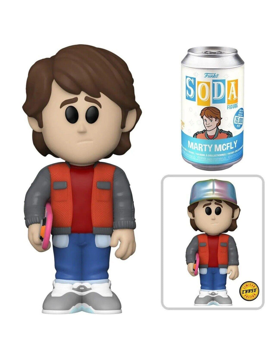 Funko POP! Back to the Future Marty McFly 4.25" Vinyl Figure in SodaCan Unsealed