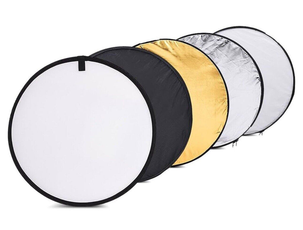 Ombar 24”/60 Cm 5-in-1 Photo Studio Multi-Disc Collapsible Light Reflector NEW