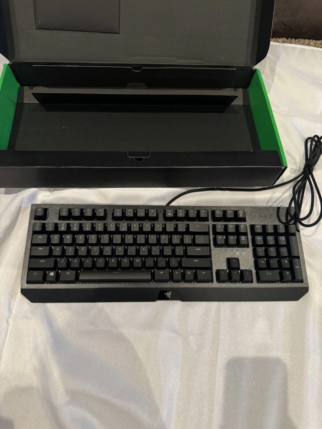 Razer BlackWidow Chroma V2 Mechanical Green Switch Gaming Keyboard - Black...
