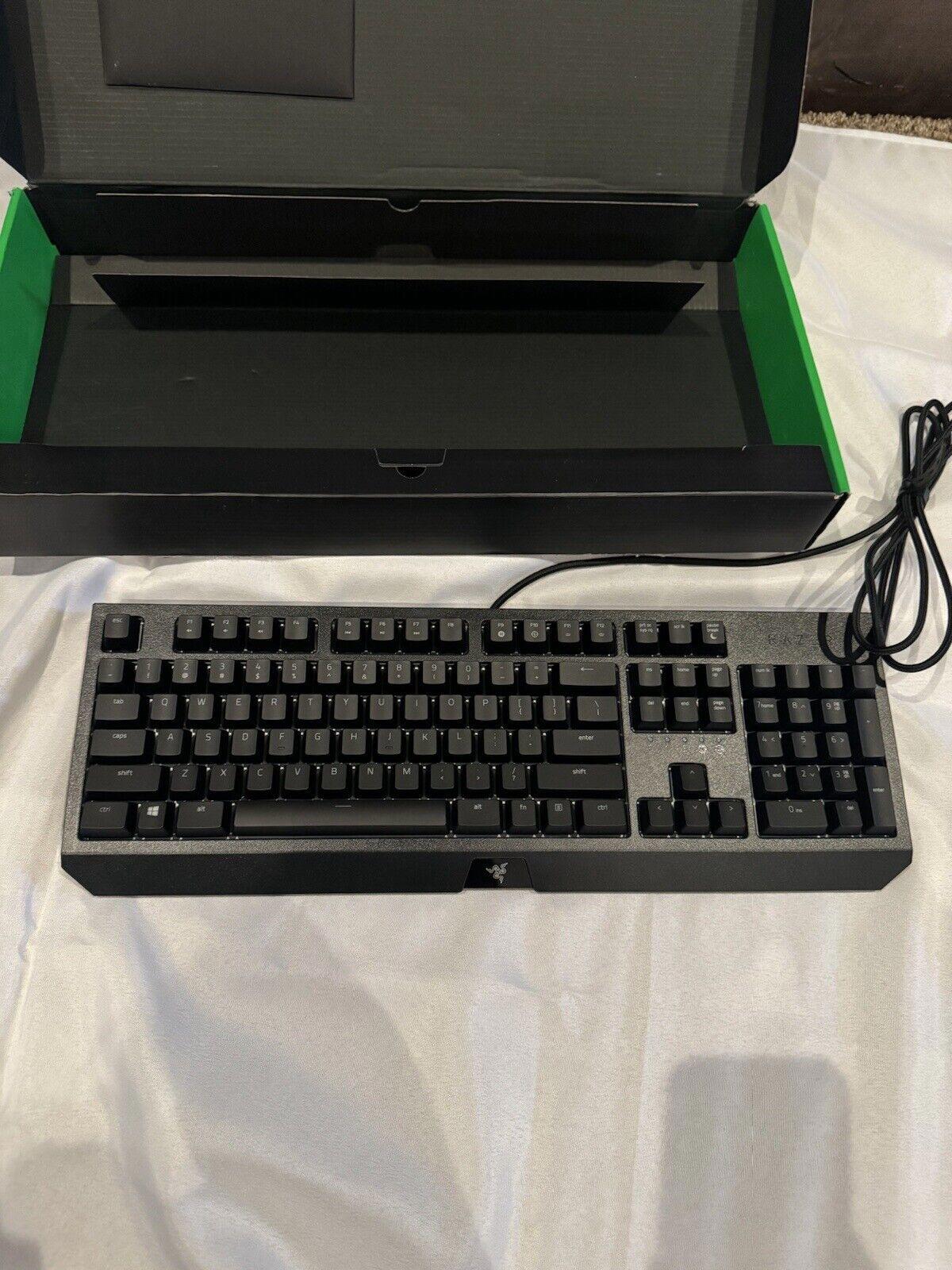 Razer BlackWidow Chroma V2 Mechanical Green Switch Gaming Keyboard - Black...