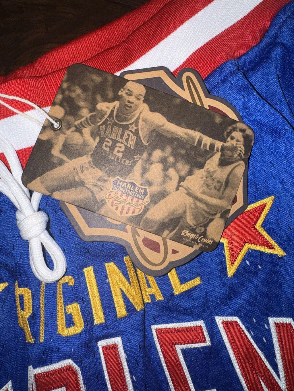 NEW Rings & Crwns Harlem Globetrotters authentic Triple Double XXL NEW!