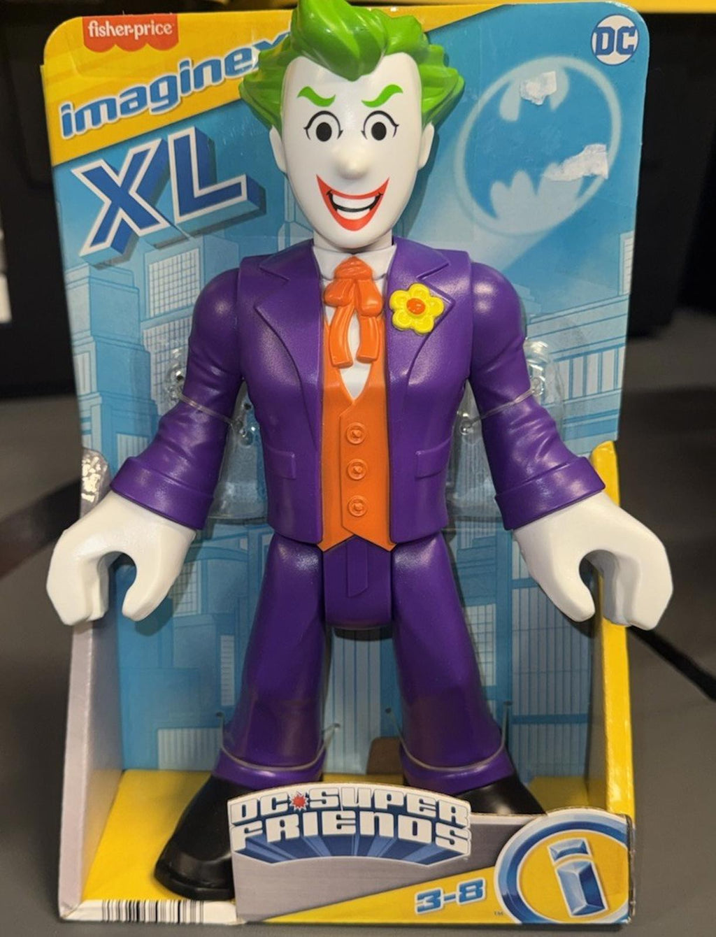 NEW! Fisher-Price Imaginext XL DC Super Friends Batman JOKER  10" Action Figure