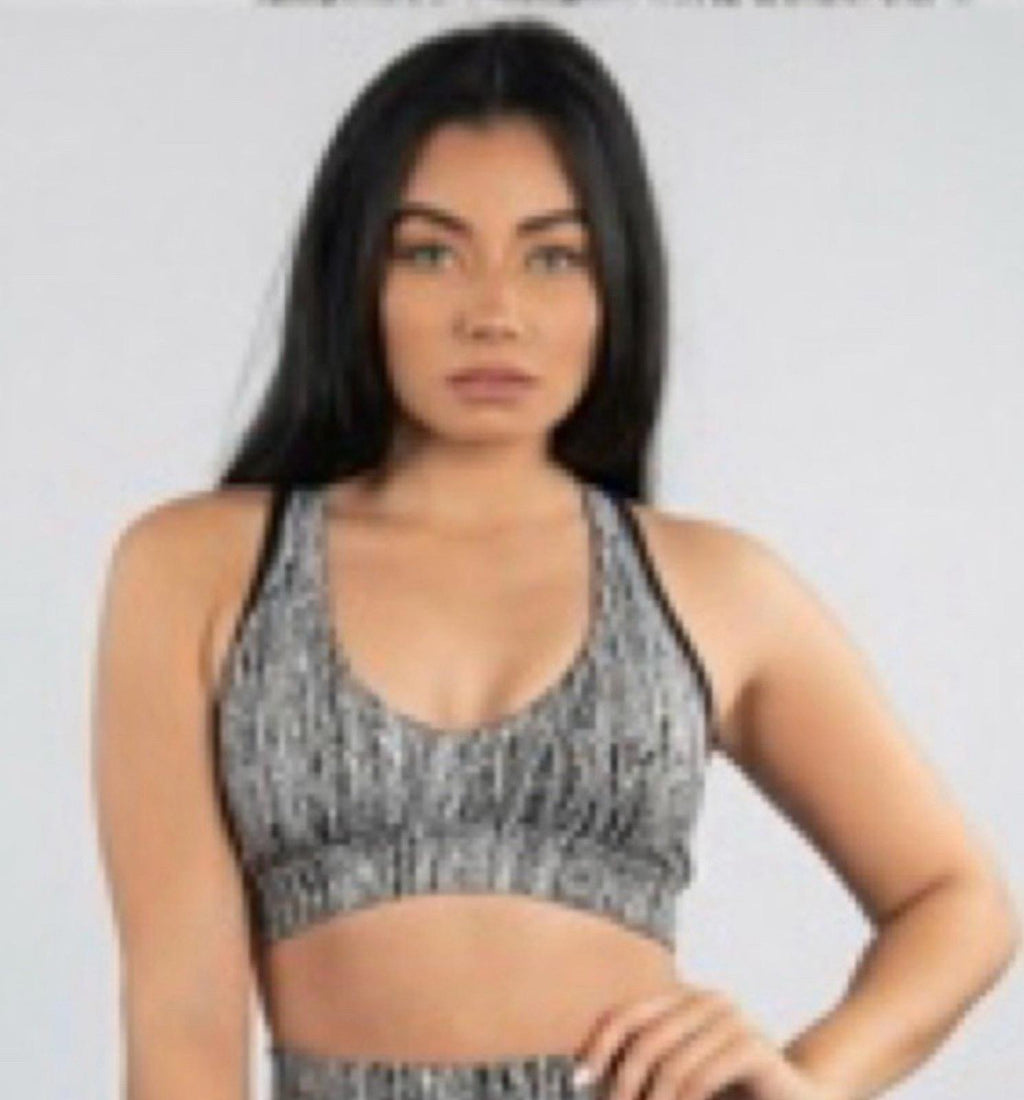 NEW! Buffbunny Jacquard Mineral Bra Sports Bra, Small NWT