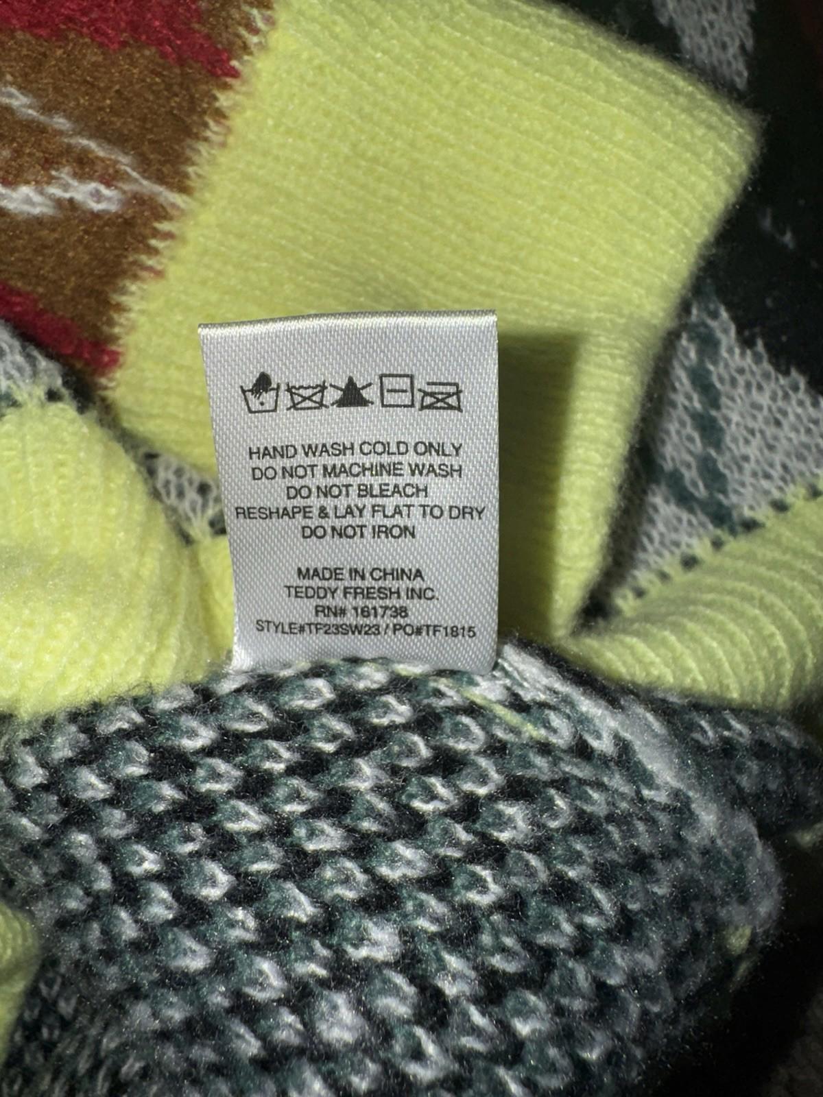 Teddy Fresh ARGYLE BLOCK SWEATER. SOLD OUT ONLINE! NEW! Medium