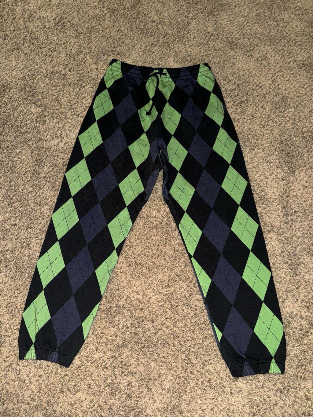 NEW Denim Tears Derby Intarsia Sweatpant Green Medium NWOT
