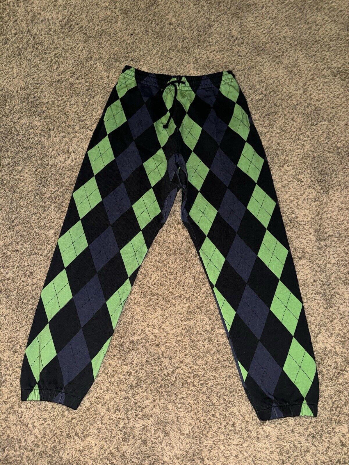 NEW Denim Tears Derby Intarsia Sweatpant Green Medium NWOT