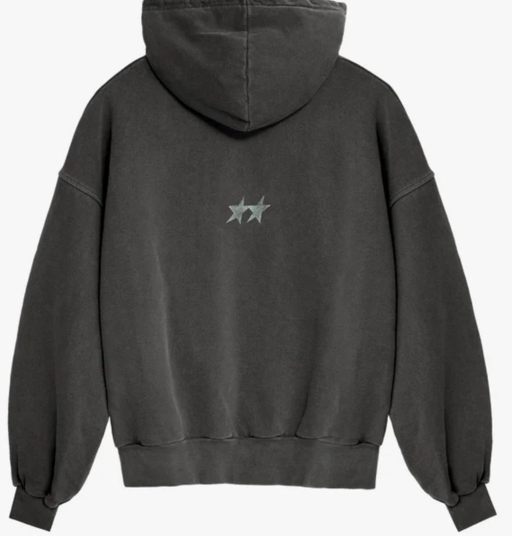 TwoJeys Mens Hoodie Acid Grey Size XS Icon Embroidered Logo Cotton MSRP $165