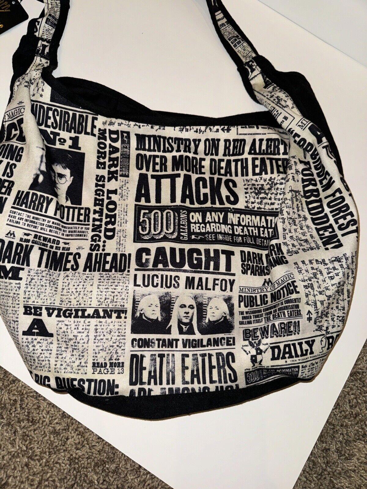Bioworld Hobobag Harry Potter Daily Prophet Hogwarts xbody
