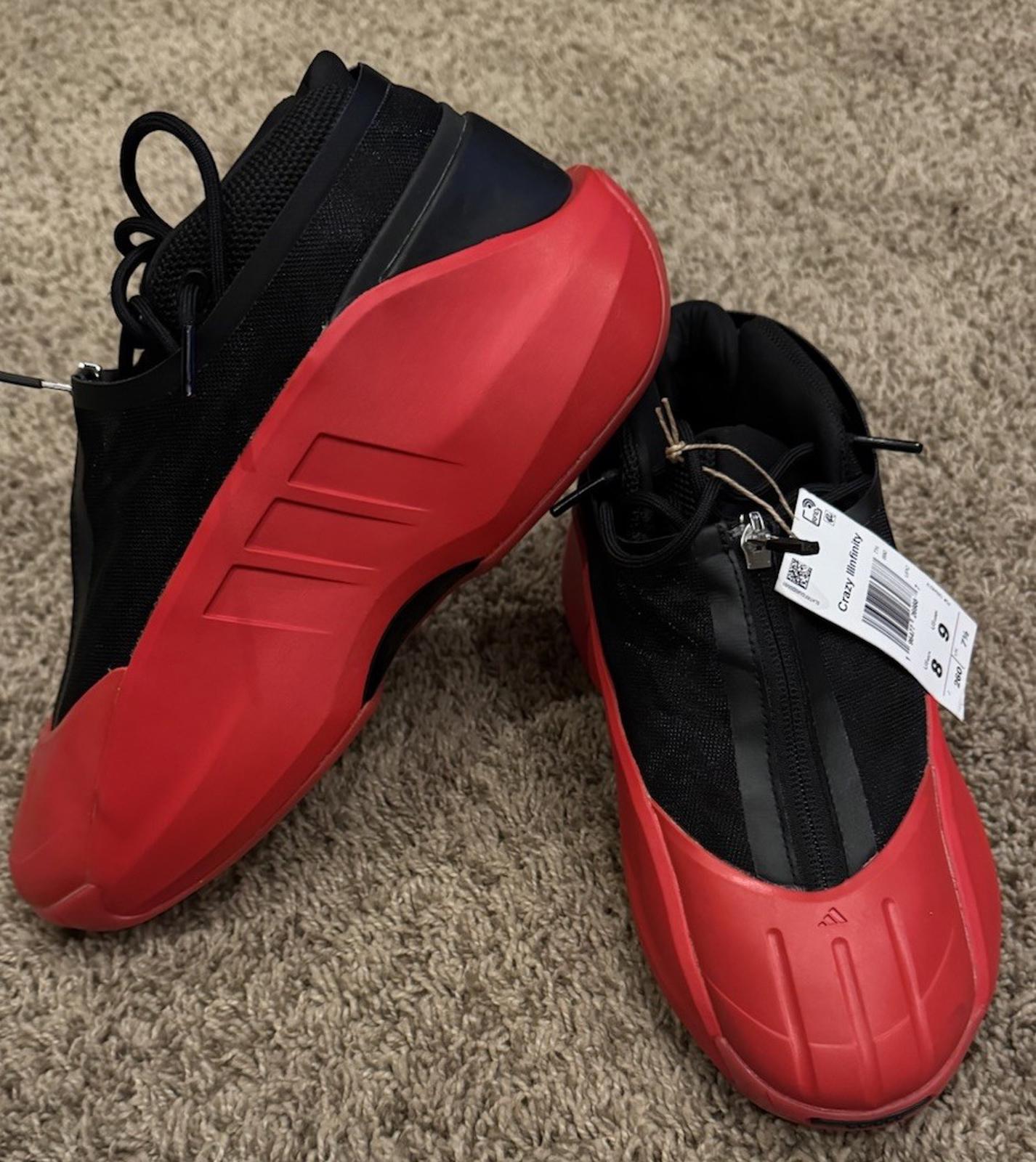 adidas Crazy IIInfinity Sneakers Infinity Red/Core Black Men's IF4540 KOBE 8M