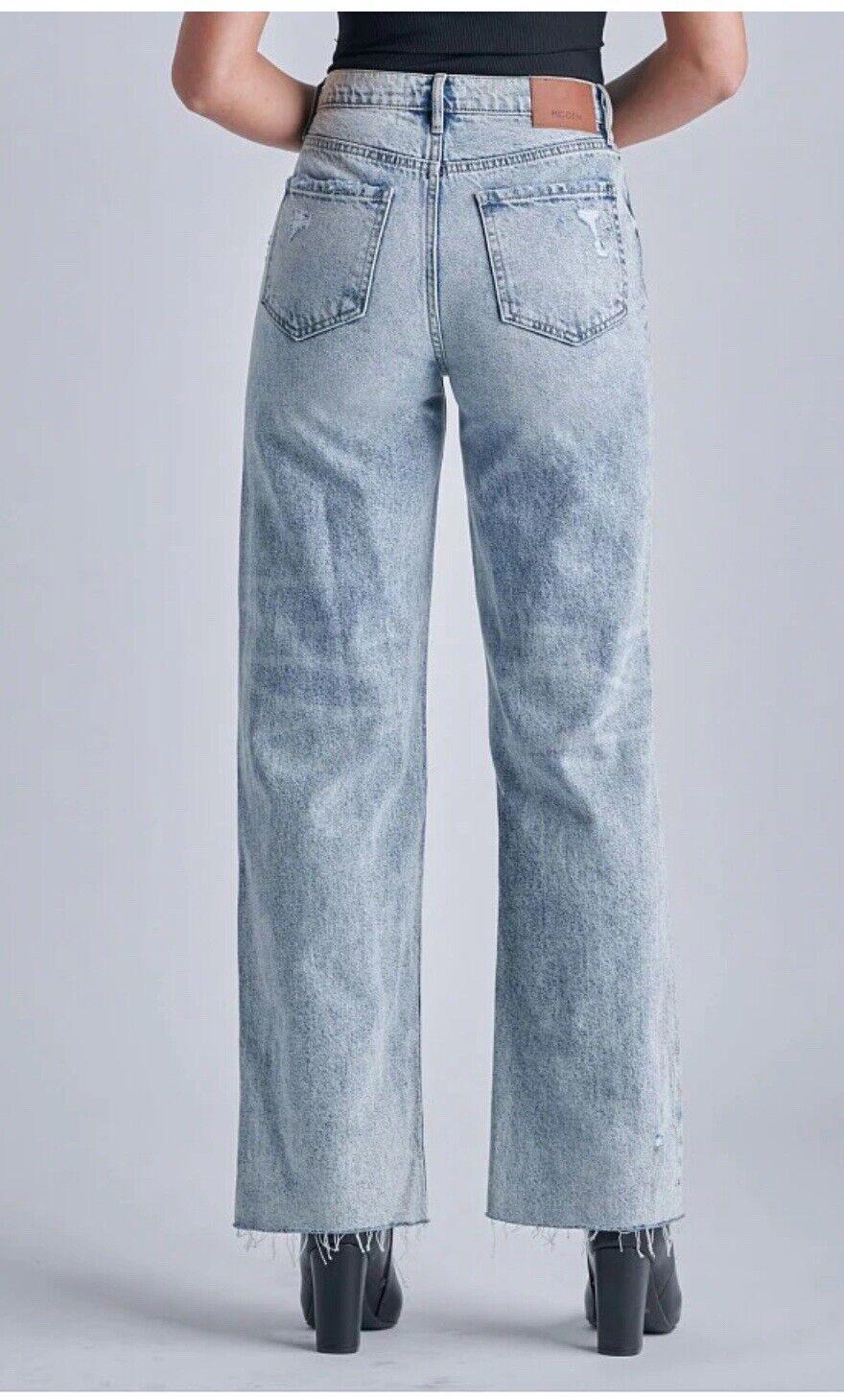 Hidden Logan Distressed High Rise Dad Jean for Women 28
