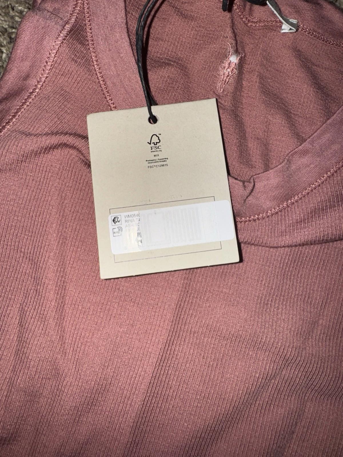 New Allsaints Rina tank top in Ash Rose Pink, US size 4 NWT SOLD OUT ONLINE!
