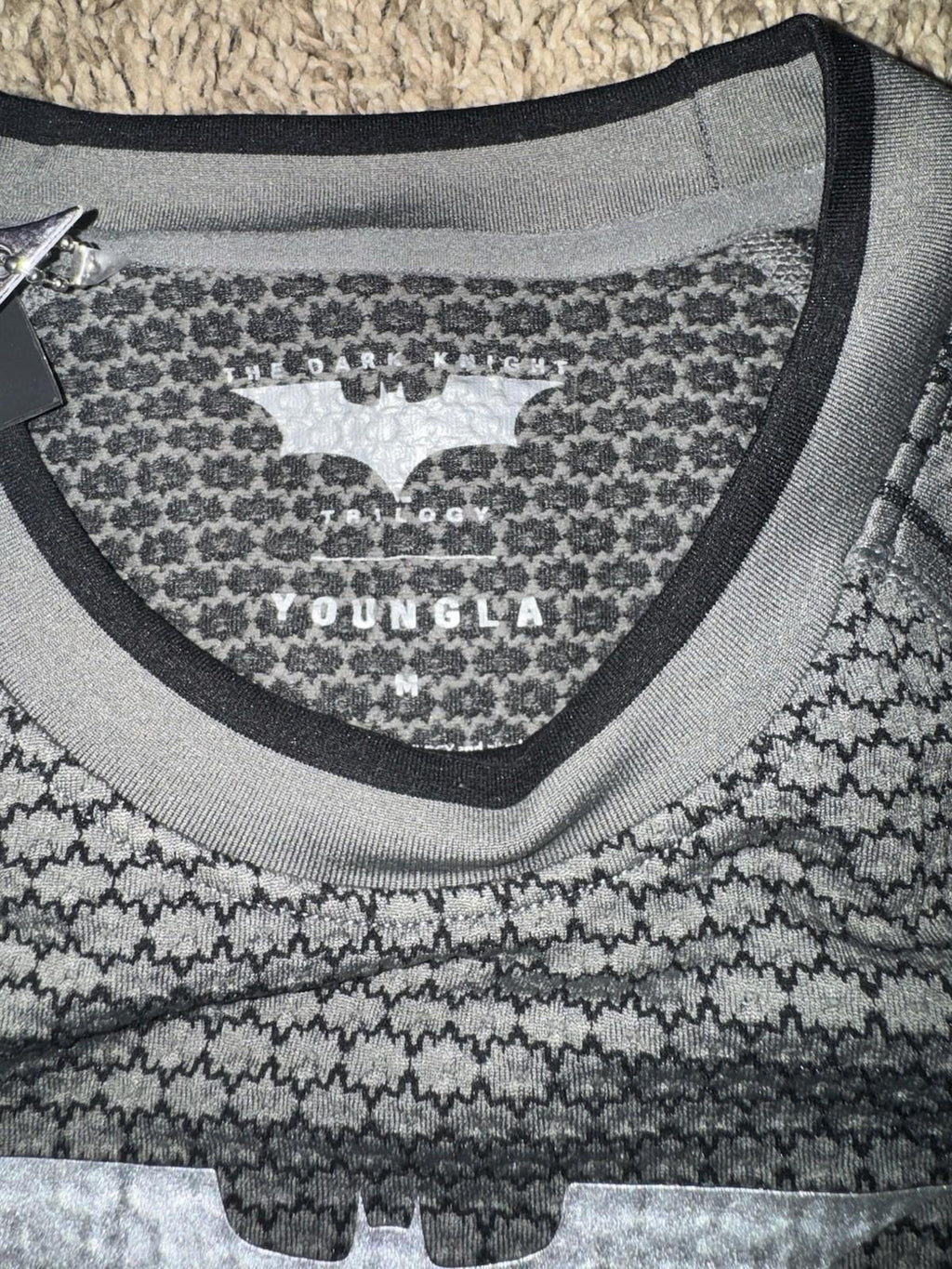 NEW YOUNG LA BATMAN COMPRESSION Gray SIZE MEDIUM (SOLD OUT) NWT