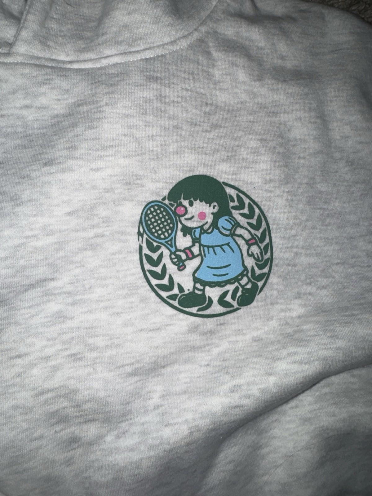 Retro Kid Big Comfy Couch Molly Hoodie Gray 2XL COMFY CLUB Tennis Club NWOT