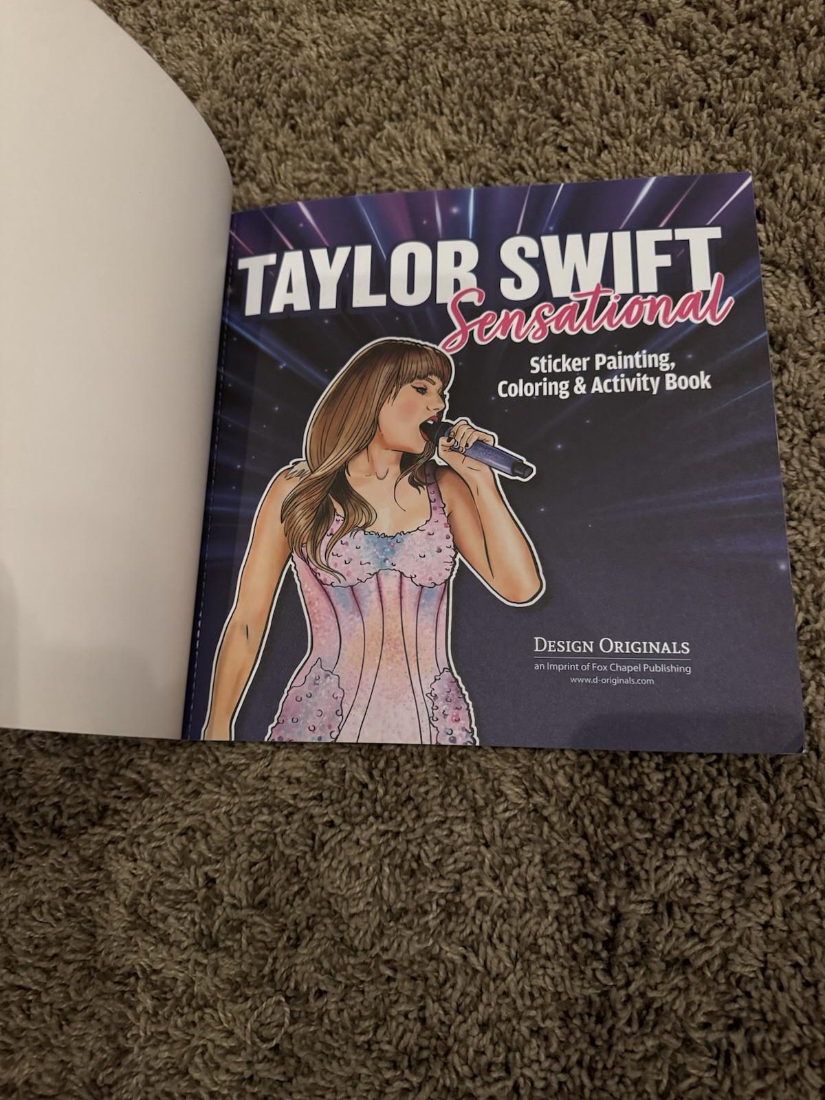 Taylor Swift Sensational Sticker Painting, Coloring & Activity Book by Logan Pow