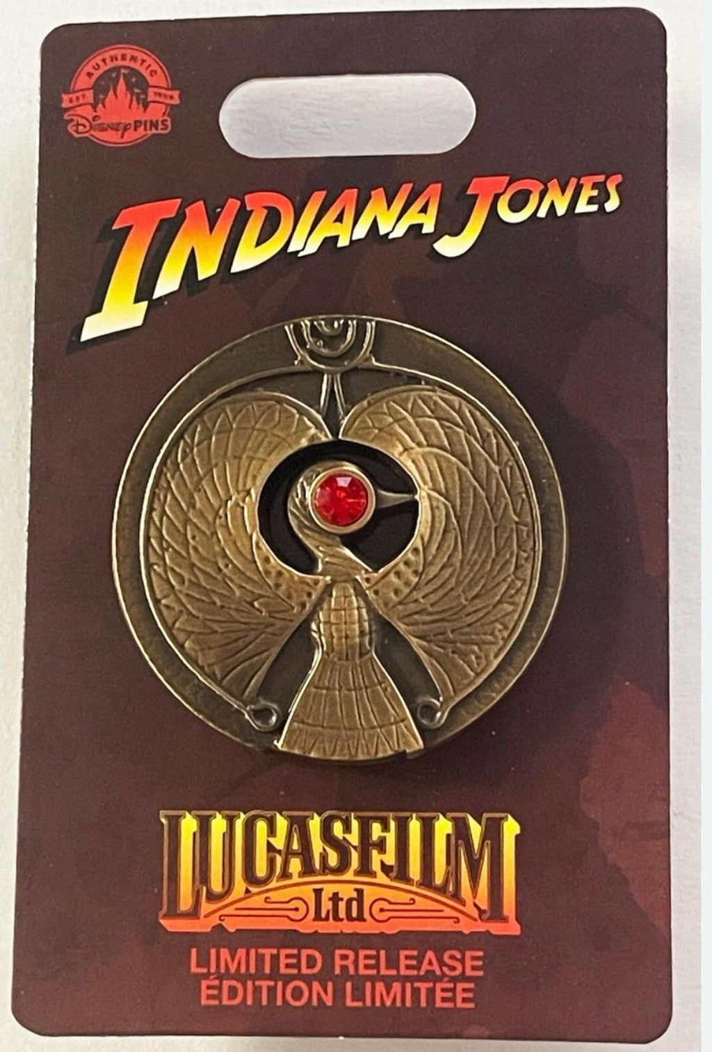 2023 Disney Parks Indiana Jones Headpiece Of The Staff Of Ra LR Pin