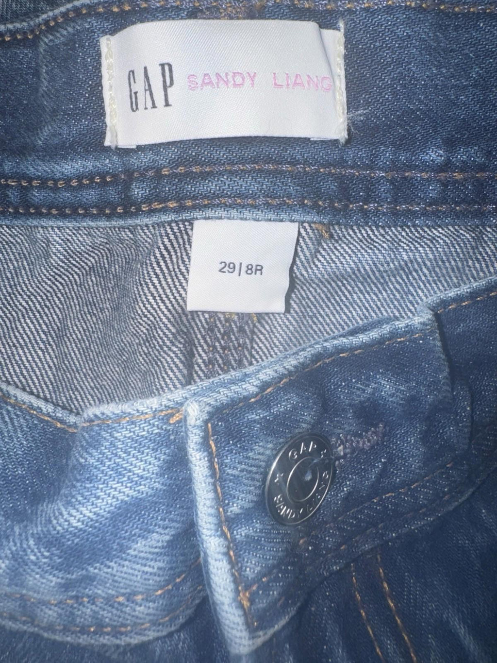 NWT SZ 29/8 Gap × Sandy Liang Low Rise ‘90s Loose Carpenter Jeans RARE! Sold out