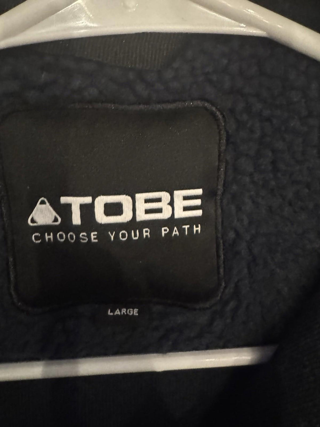 NEW! Tobe Terra Fleece Pile Jacket. Large. Midnight navy NWT