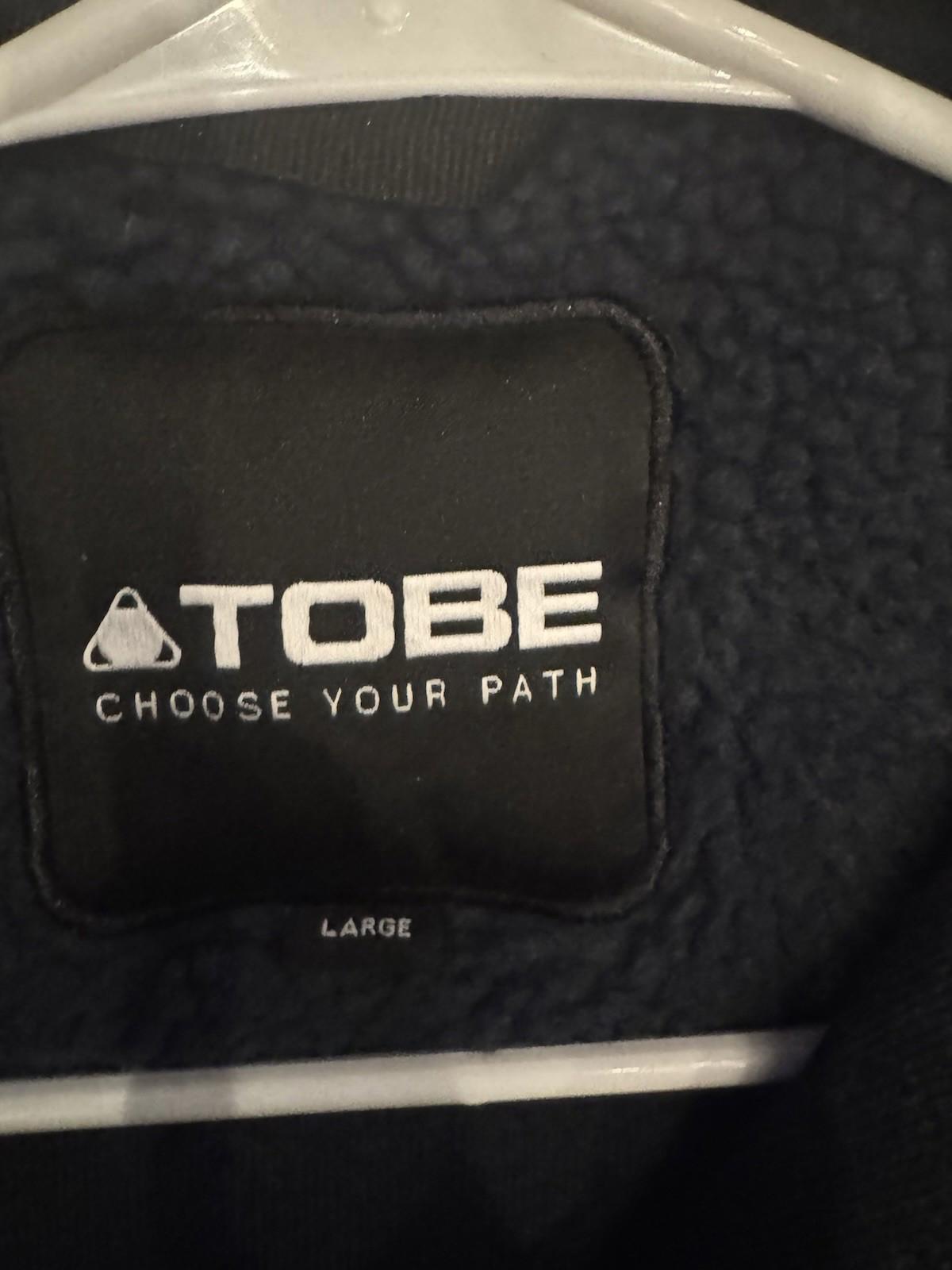 NEW! Tobe Terra Fleece Pile Jacket. Large. Midnight navy NWT