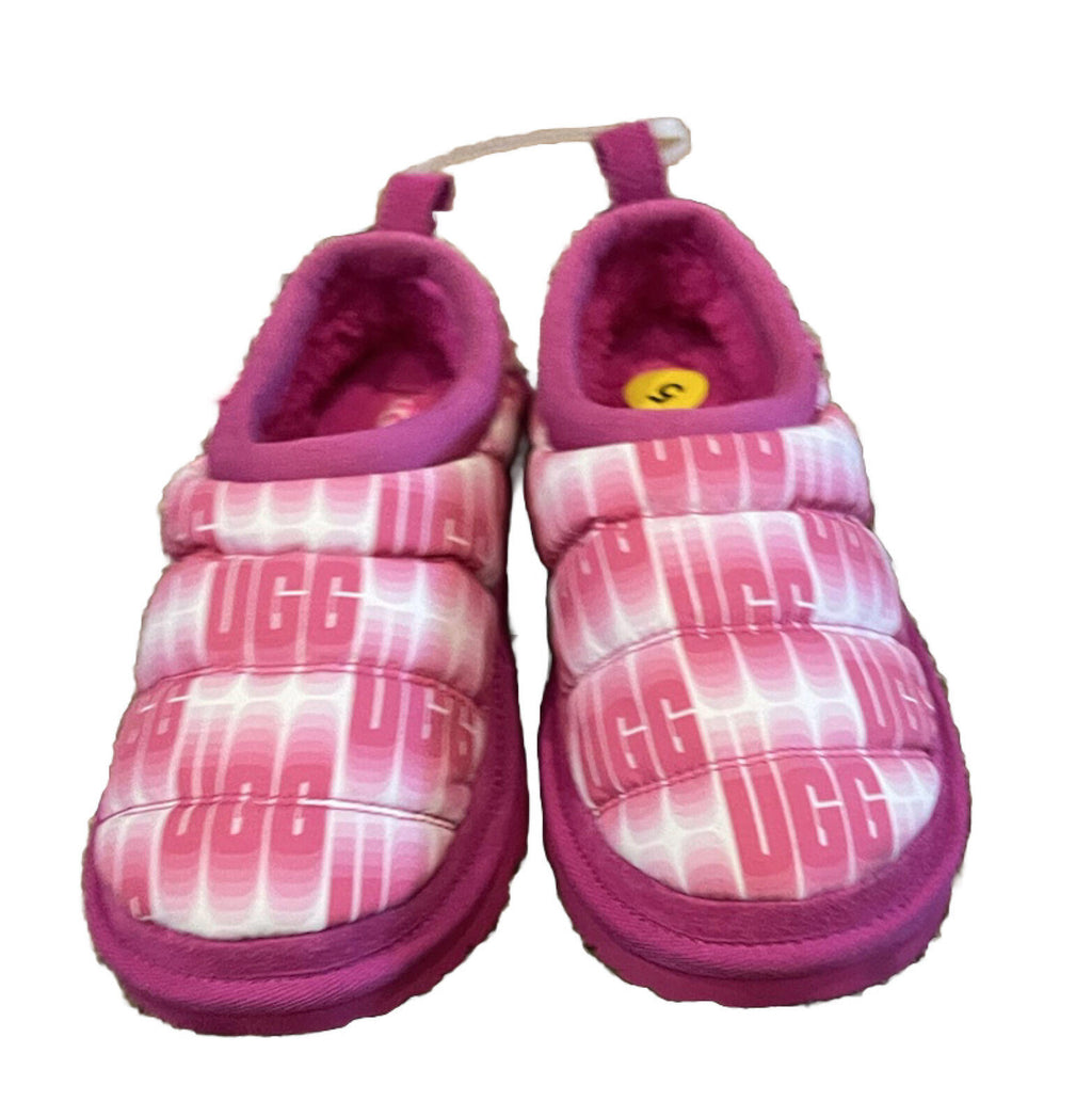 NEW Kids PINK UGG Tasman LTA Wavelength Slippers size 5