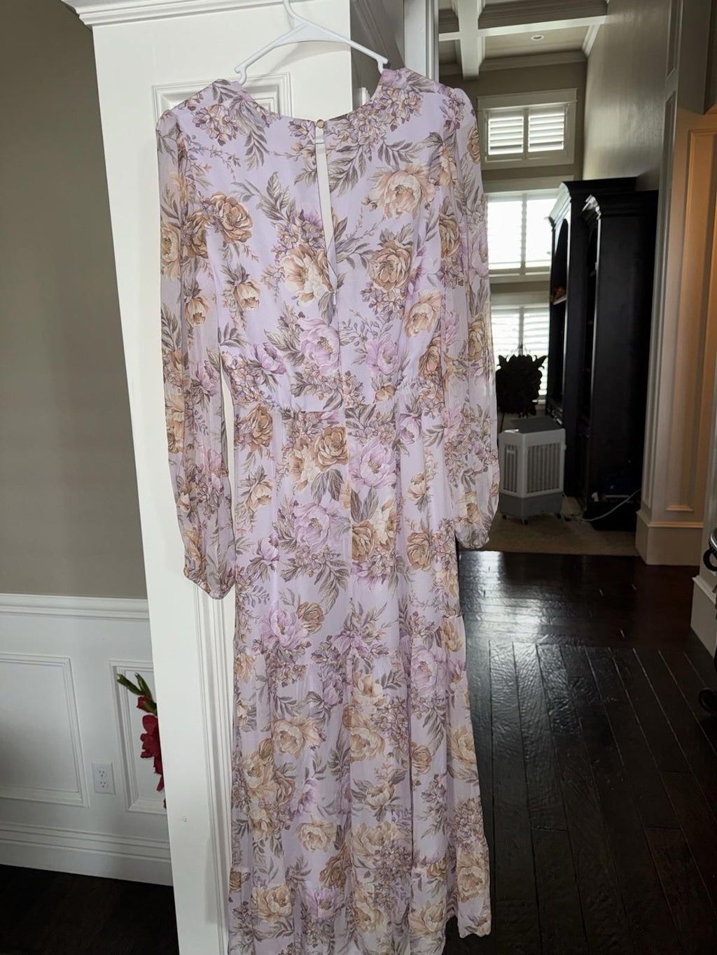 EVER NEW Purple Athena floral Dress Retail $200 Price $124 Sz 4 NEW!