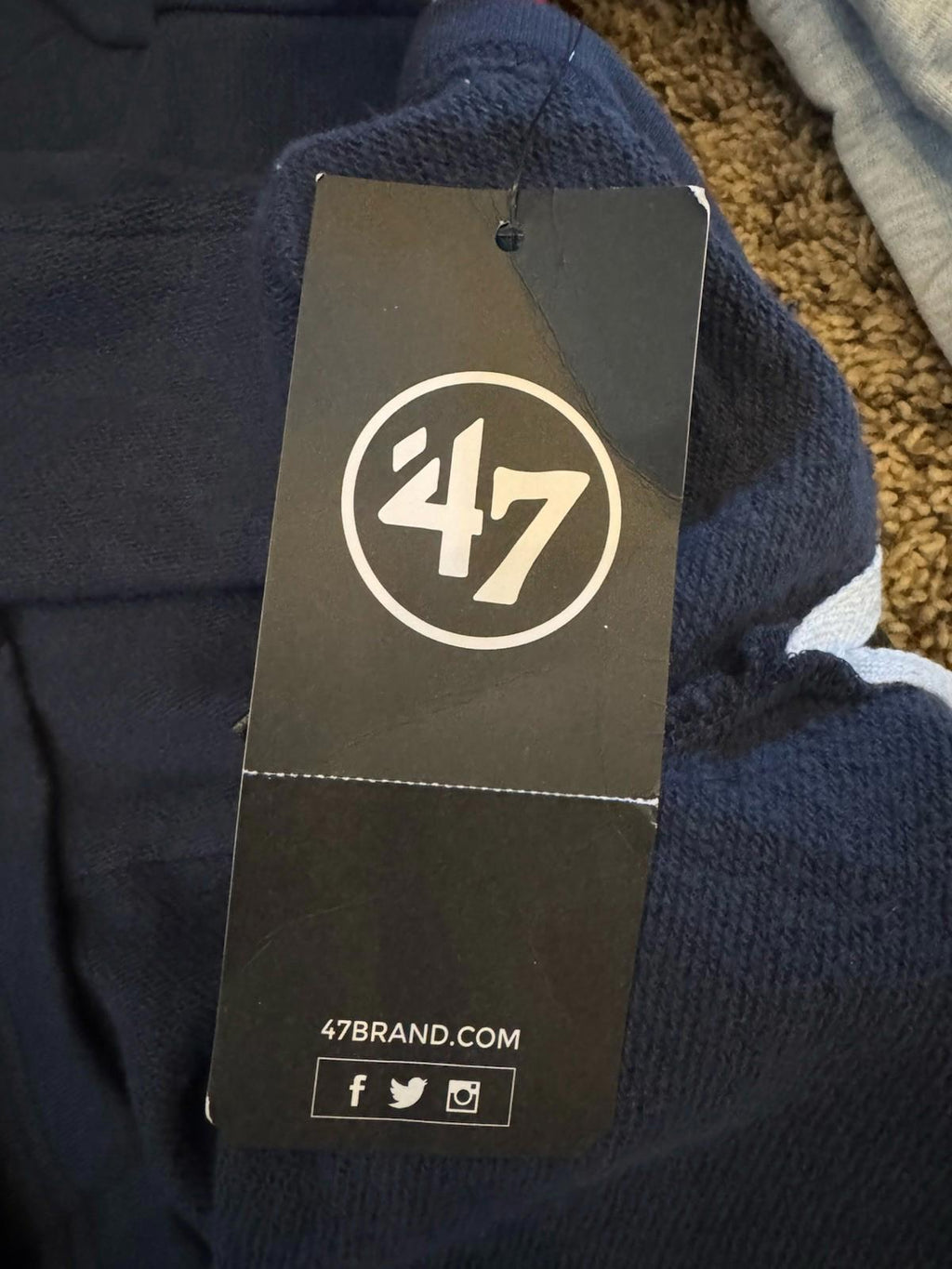 NEW 47 Brand Arizona Wildcats Superior Lacer Lace Up Hockey Hoodie NWT