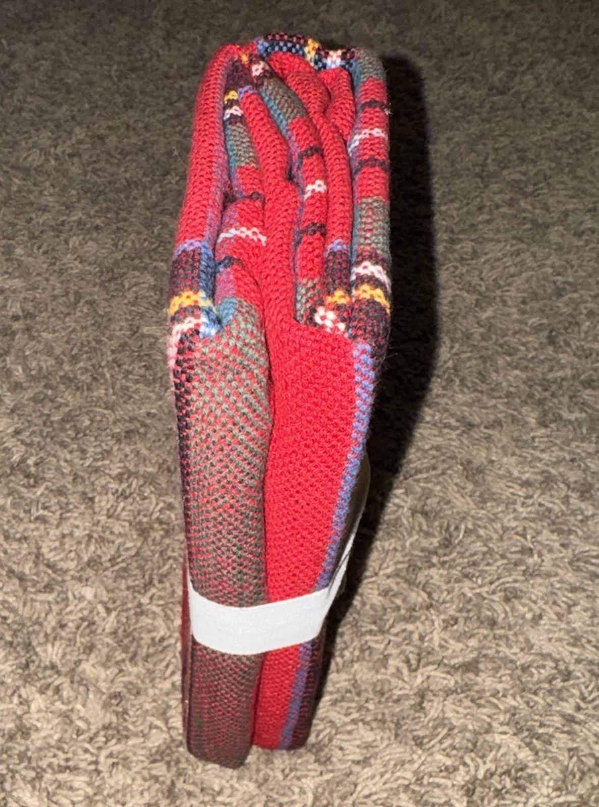 Pottery Barn Stewart Tartan Plaid Cotton KING Sham Red Multi