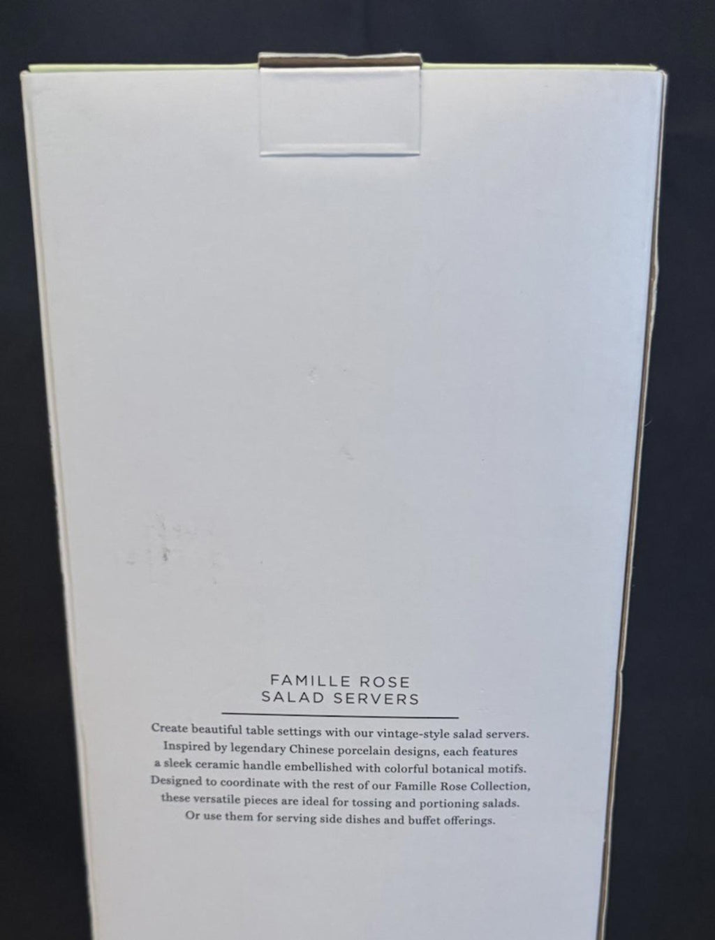 WILLIAMS SONOMA NWT S/2 Famille Rose SALAD SERVERS NIB