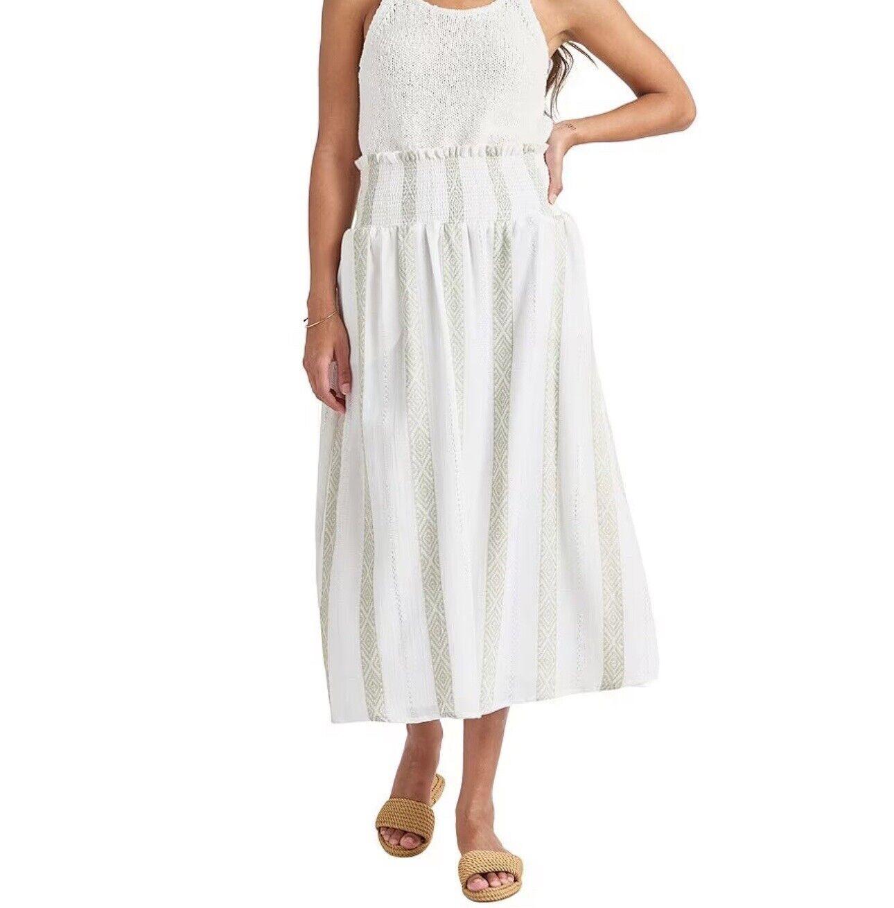 NWT Splendid Women's Jacqueline Tiered Linen-Blend Maxi Skirt Size M