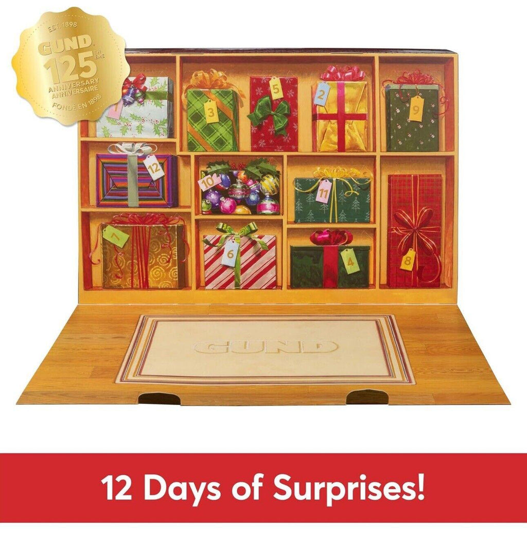 Gund - 2023 Holiday 12 Days of Christmas Advent Plush Calendar. NEW