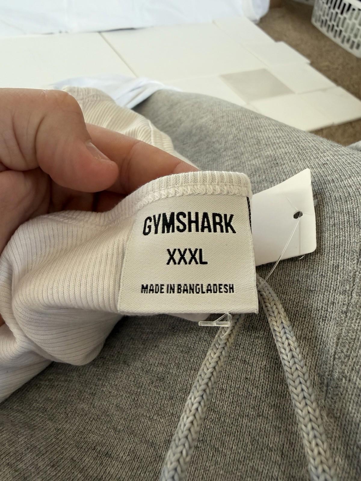 Gymshark Tank Top Mens 3XL White Lightweight Gym Tank NWOT