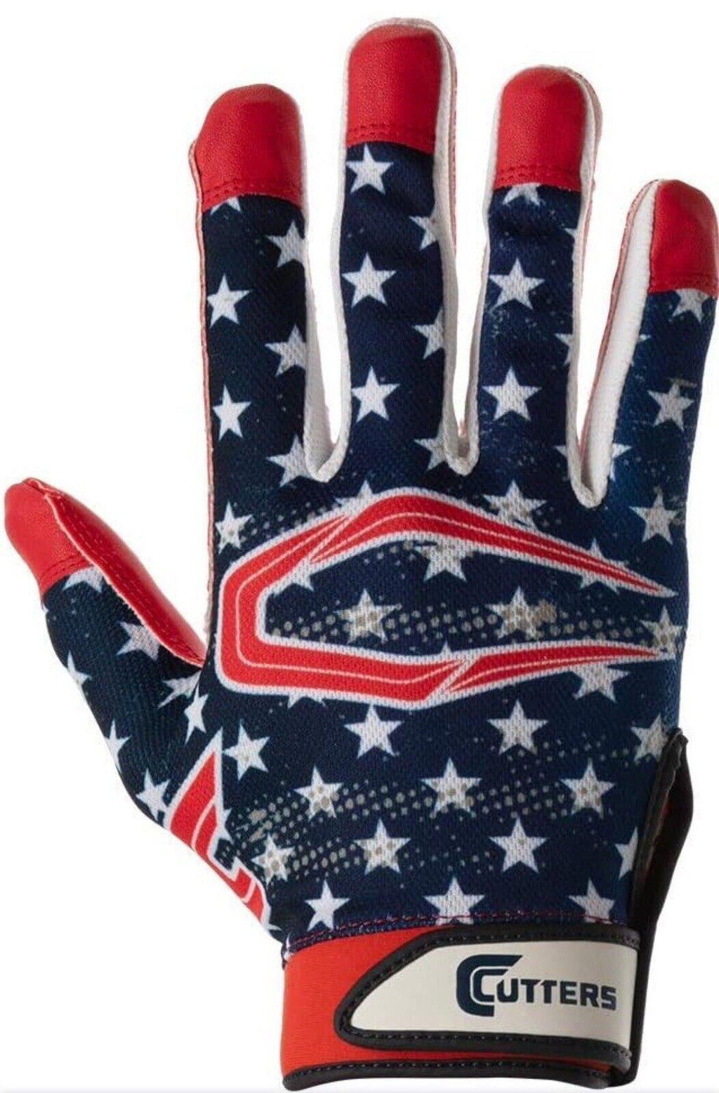 Cutters Football Glove Game Day Receiver. Silicone Grip Glove for Receivers Flag