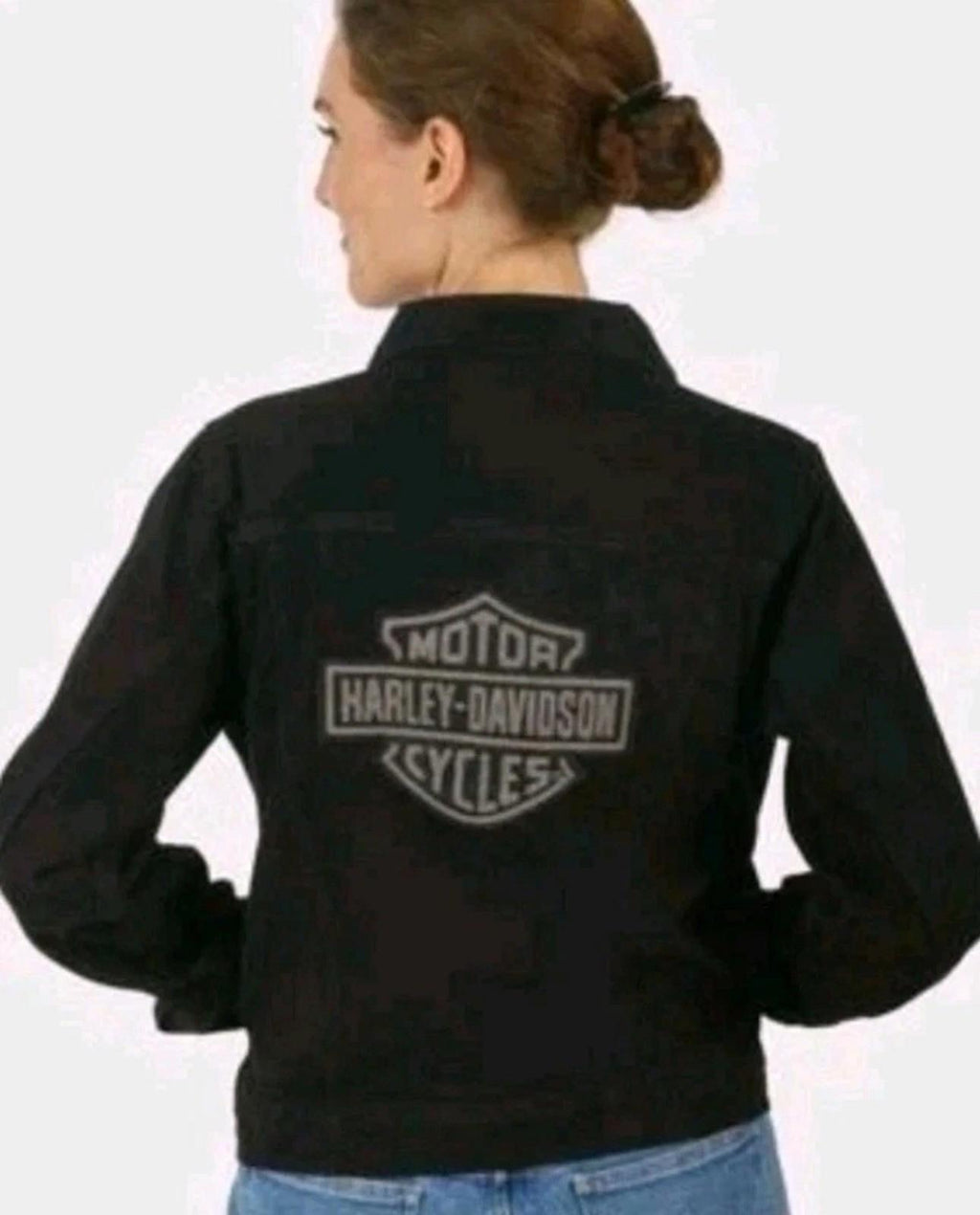 Harley-Davidson Denim Jean  Jacket/coat "Essential Bar & Shield Sz-2W 99041-23VW