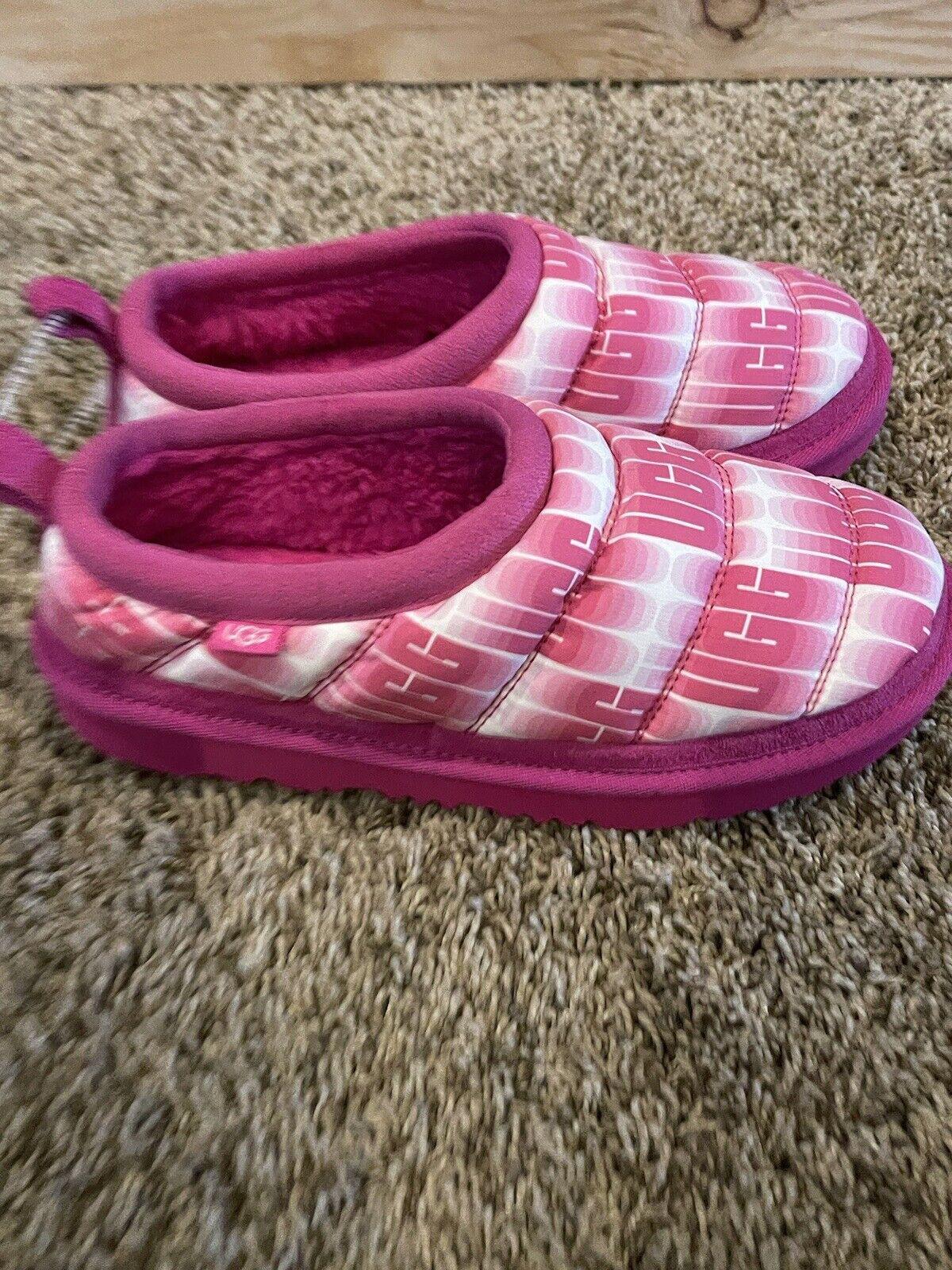 NEW Kids PINK UGG Tasman LTA Wavelength Slippers size 5