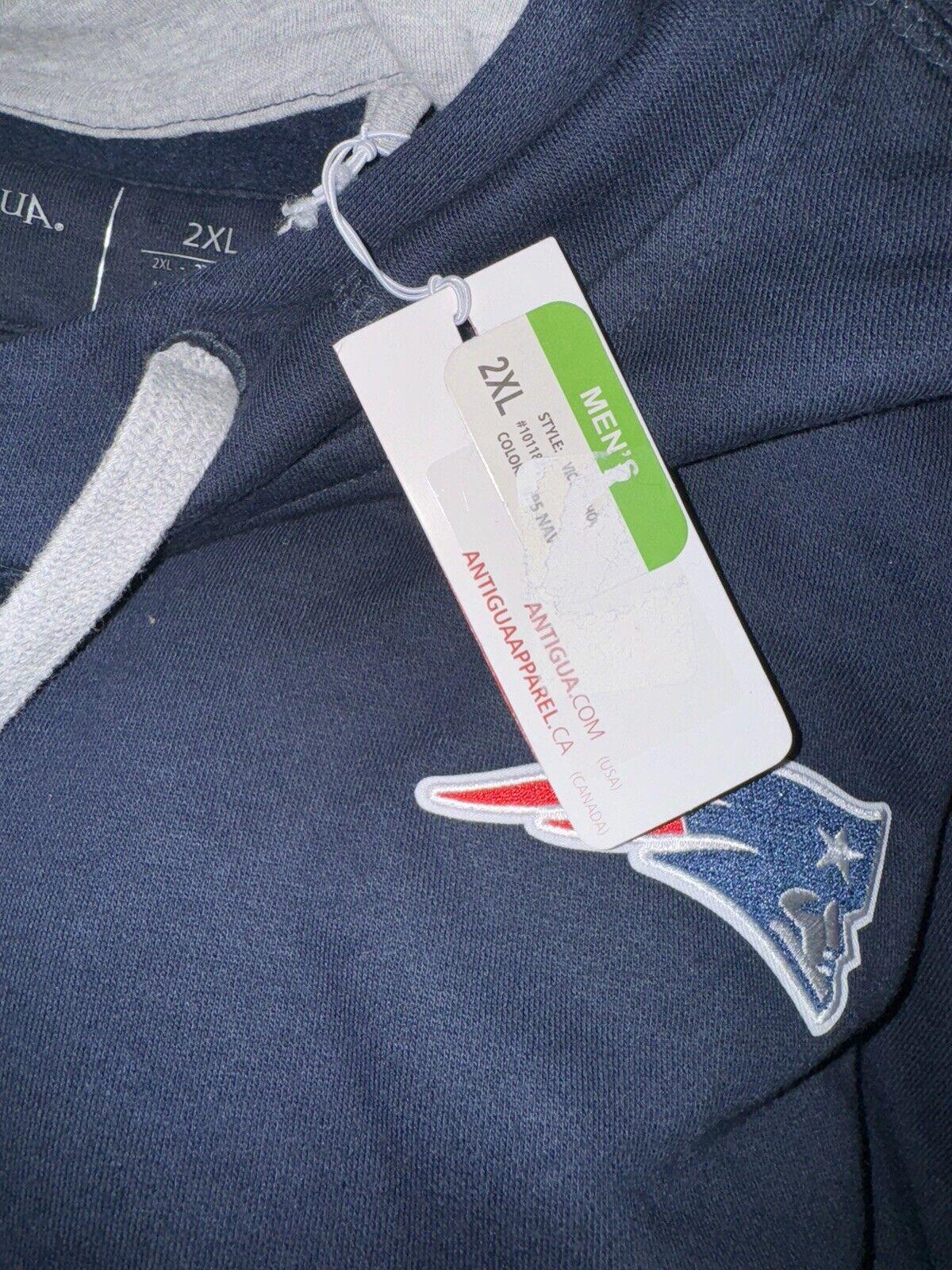 New England Patriots Men's Antigua Pullover Hoodie NWT