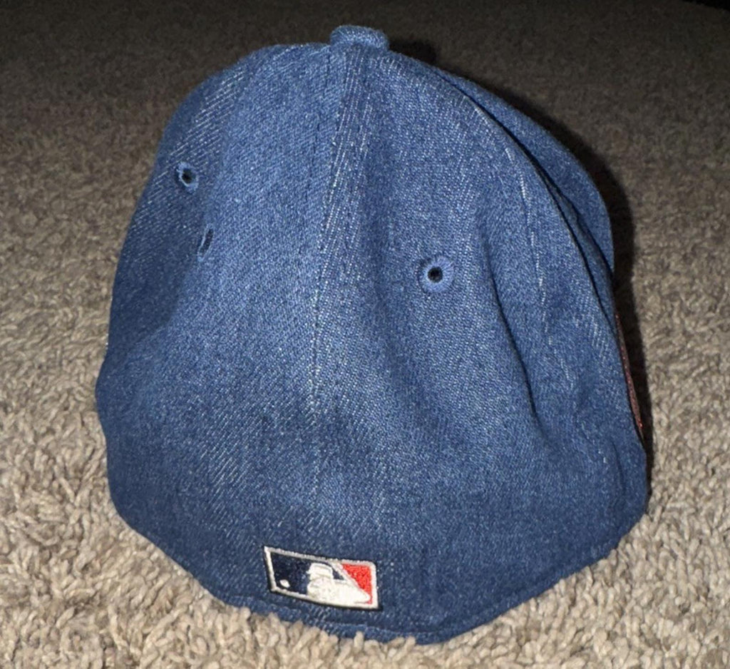 NEW LOS ANGELES DODGERS Denim Cap 1980 AllStar NEW ERA 59FIFTY Fitted Hat Size 7