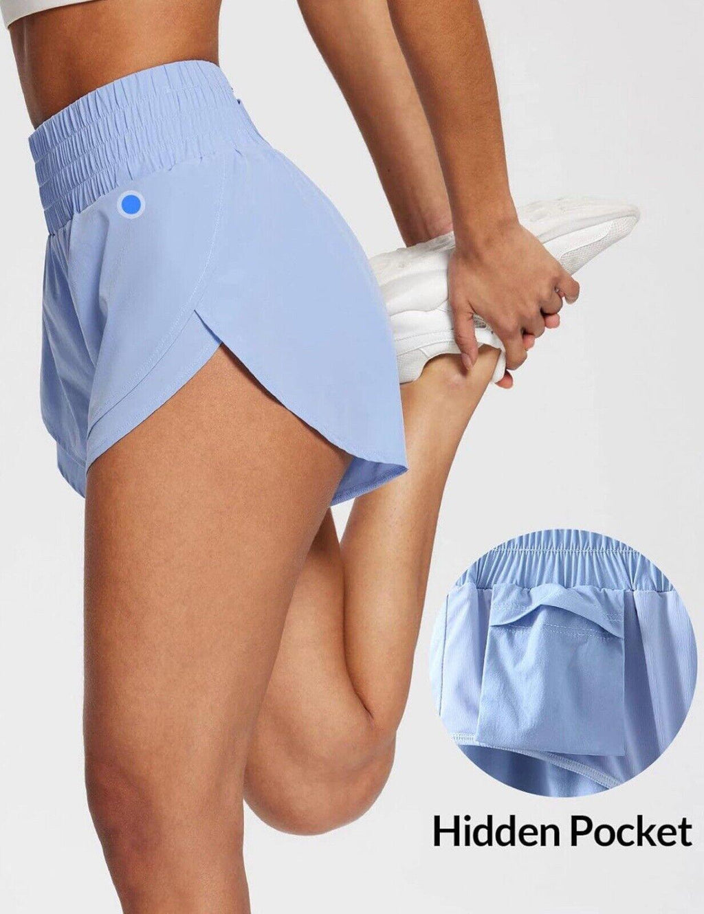 Baleaf Flyleaf High Rise 3" Shorts NWT Medium Run Tennis golf Pickleball Hiking