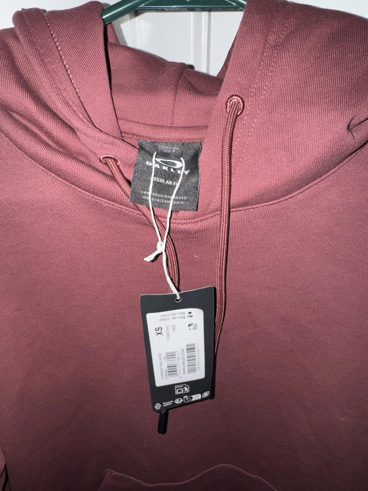 NEW! Oakley Futurescape Fossil Hoodie in rosewood XS NWT