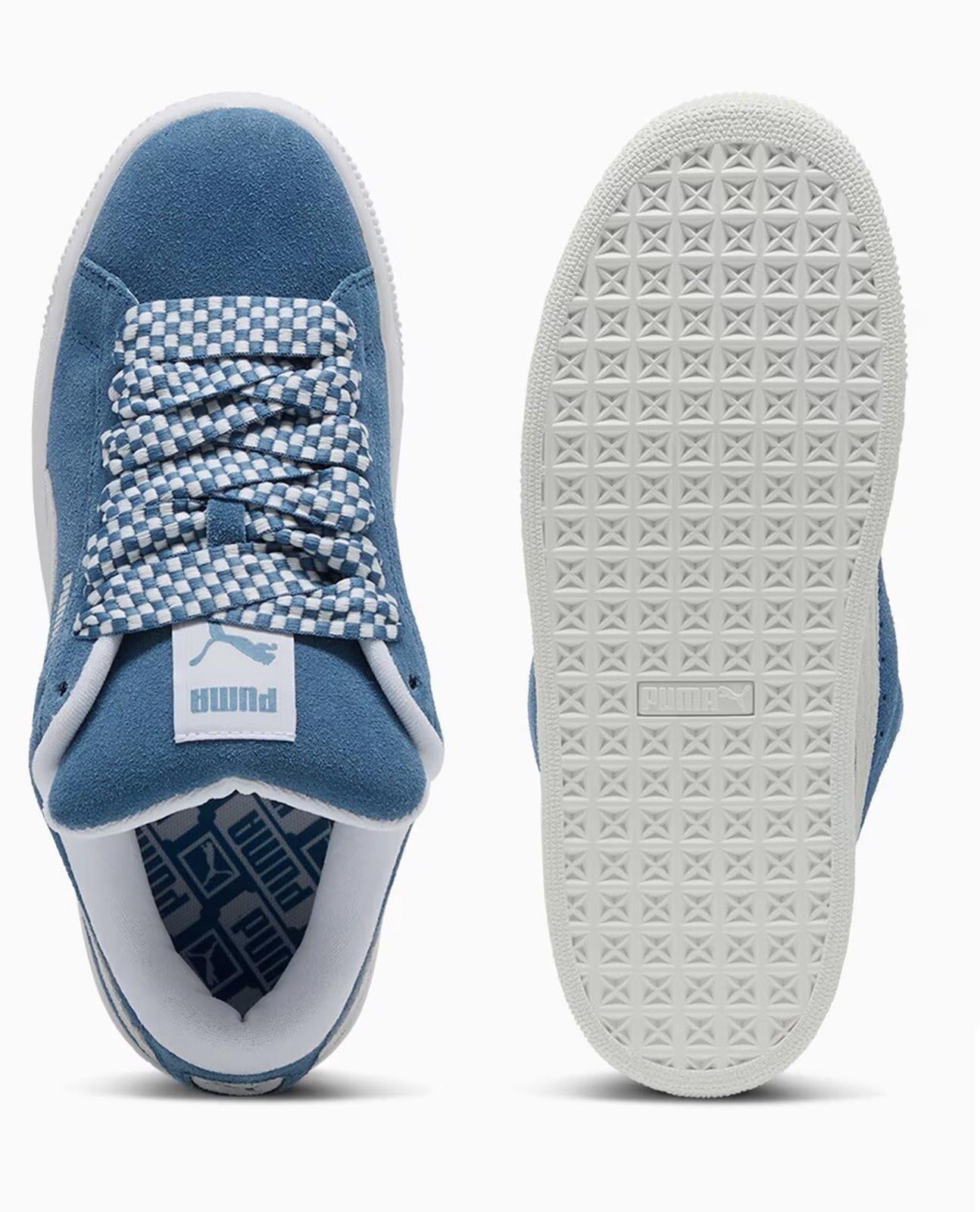 Puma Suede Xl Lace Up  Womens Blue Sneakers Casual Shoes 39831001 Sz 10.5 NEW!
