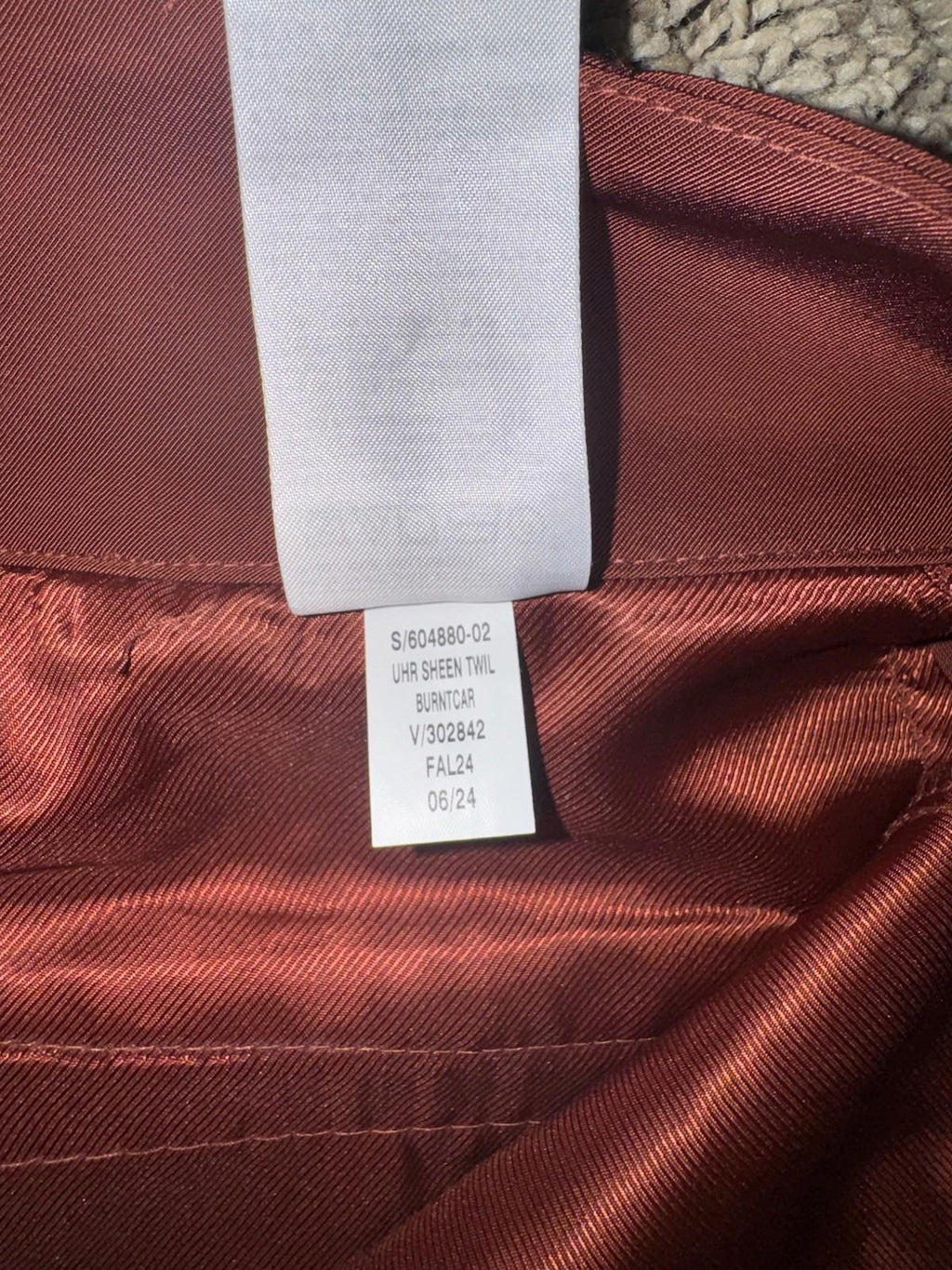 Banana Republic Women’s Pleated Wide Leg Pant Rustic Orange Sz 8 NWOT $120