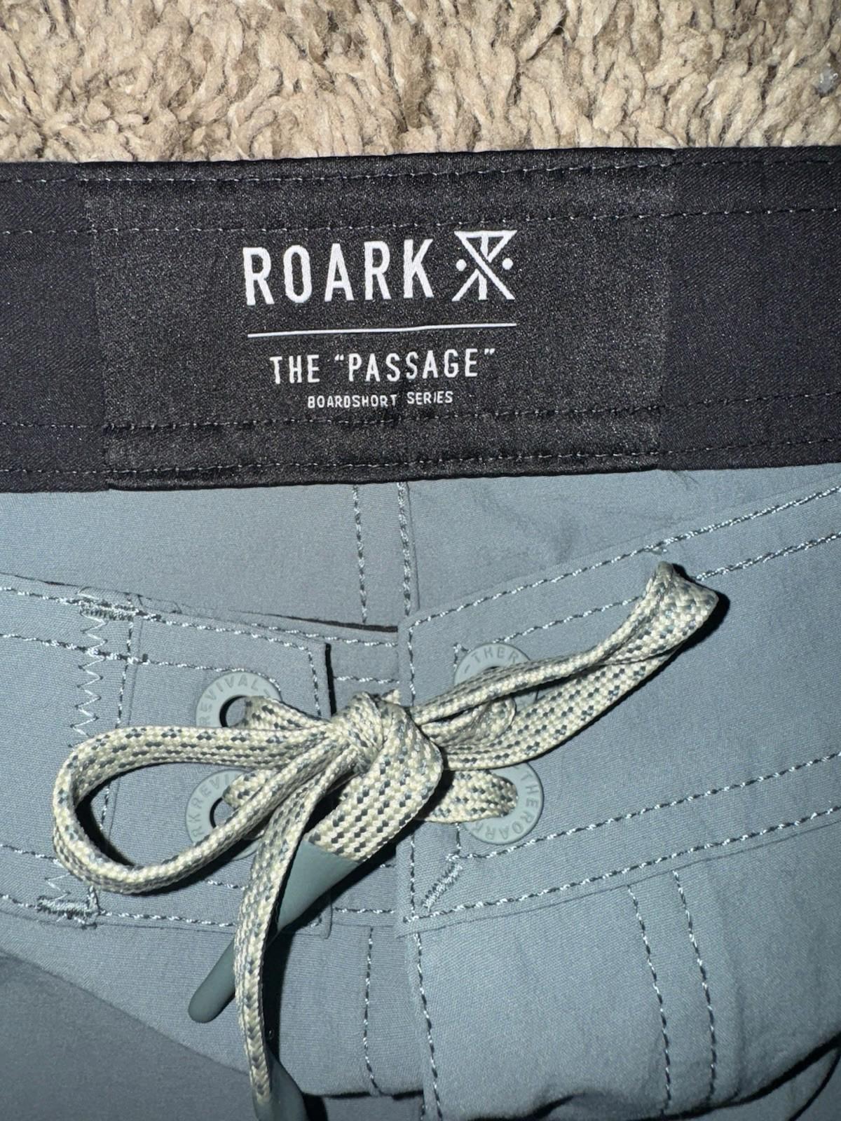 NEW! Roark Passage 17” Boardshorts Forest Mens Size 32 NWT $69 MSRP