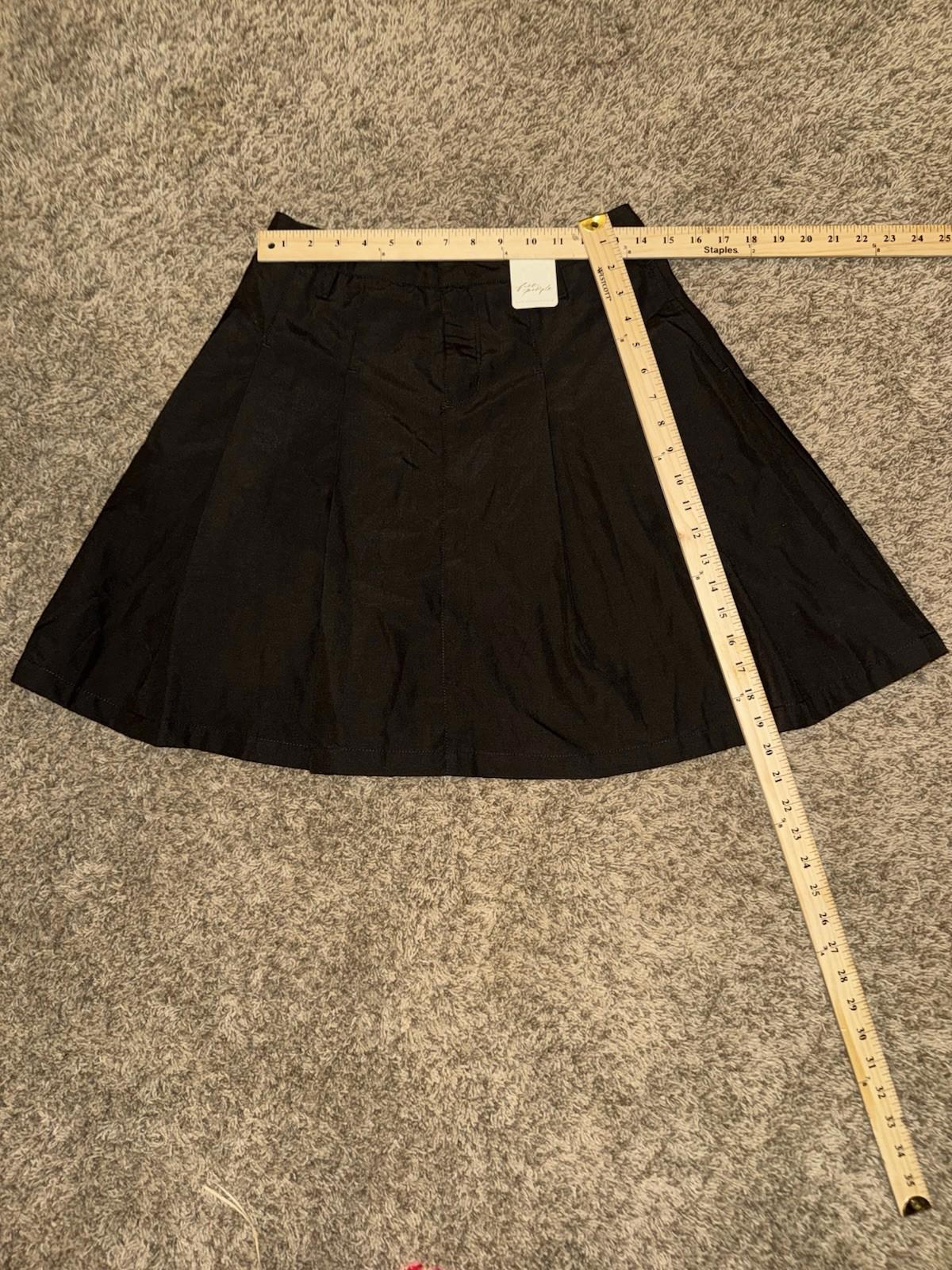 NEW Free People We The Free Suiting Pleated Skirt Chocolate Combo Size 2 NWT
