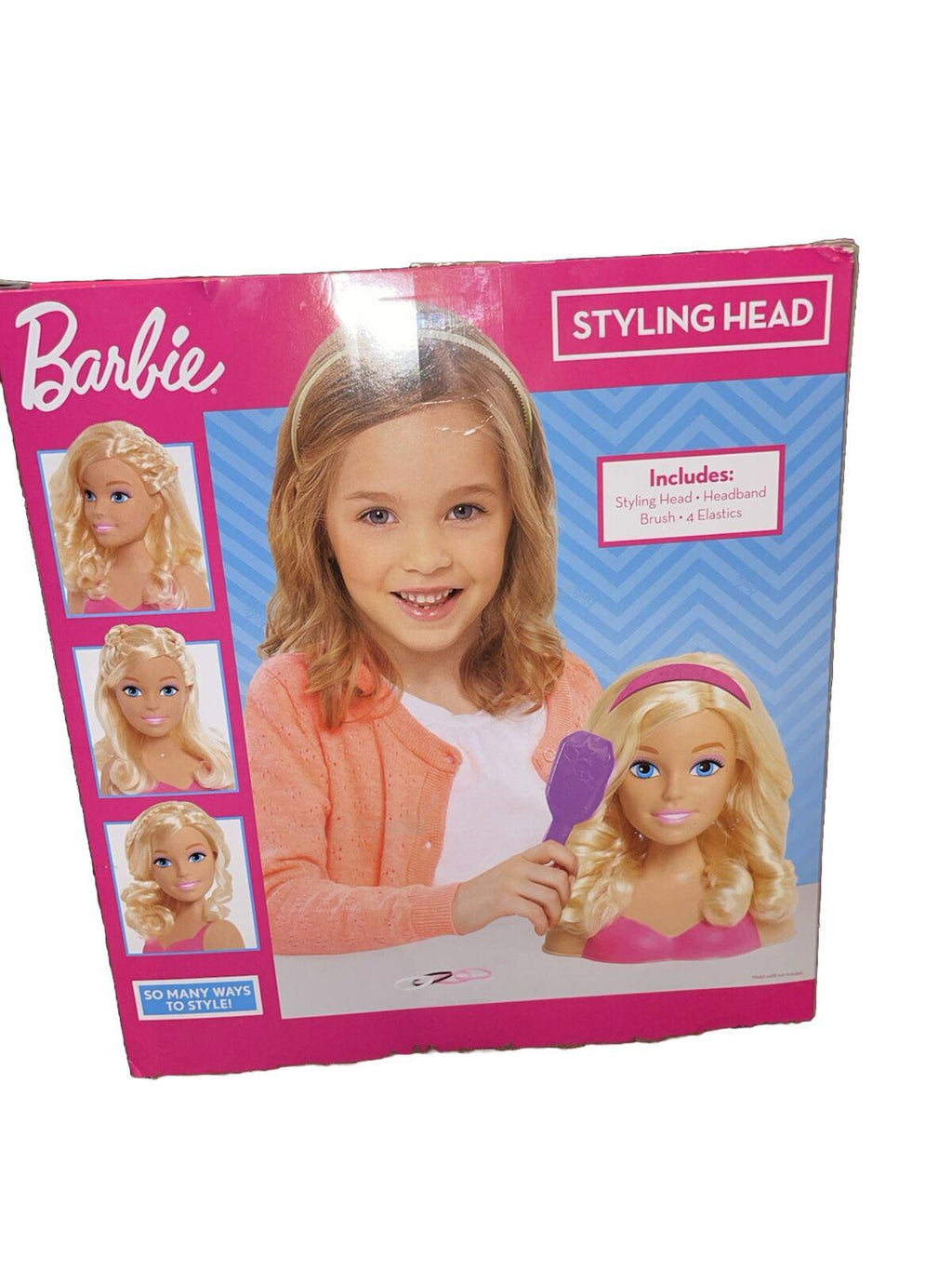 Barbie Doll Fab Friends Styling Head Deluxe Blonde Hair 7 Piece