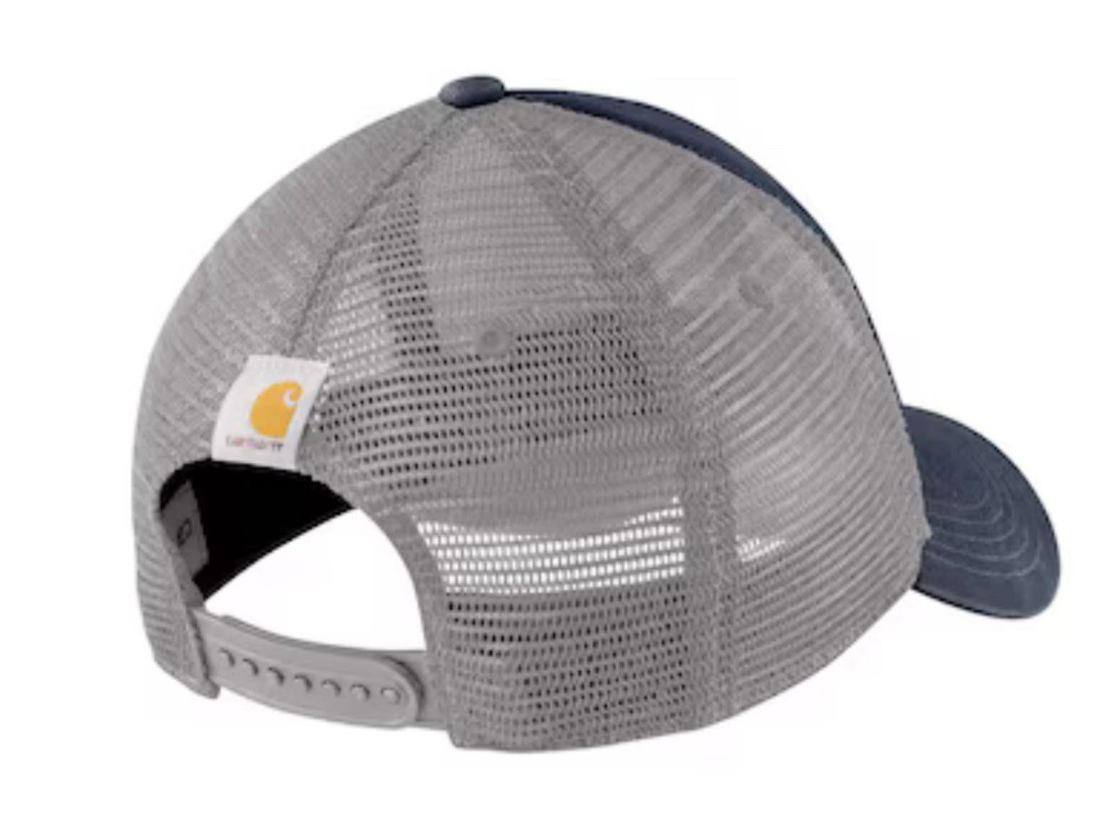 NEW! Carhartt Carvas Mesh-Back Logo Graphic Baseball cap. Navy. Unisex NWT