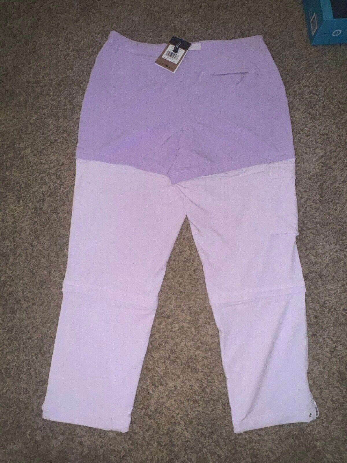 NEW! The North Face Women 3XL Bridgeway Zip-Off Pant UPF 40