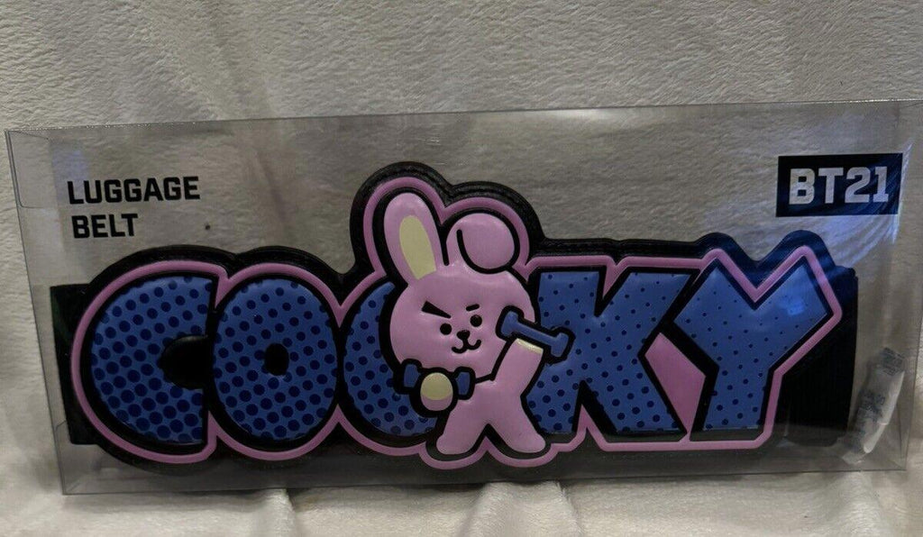 BTS BT21 Tata OR Cooky Travel Luggage Strap Belt Accessory