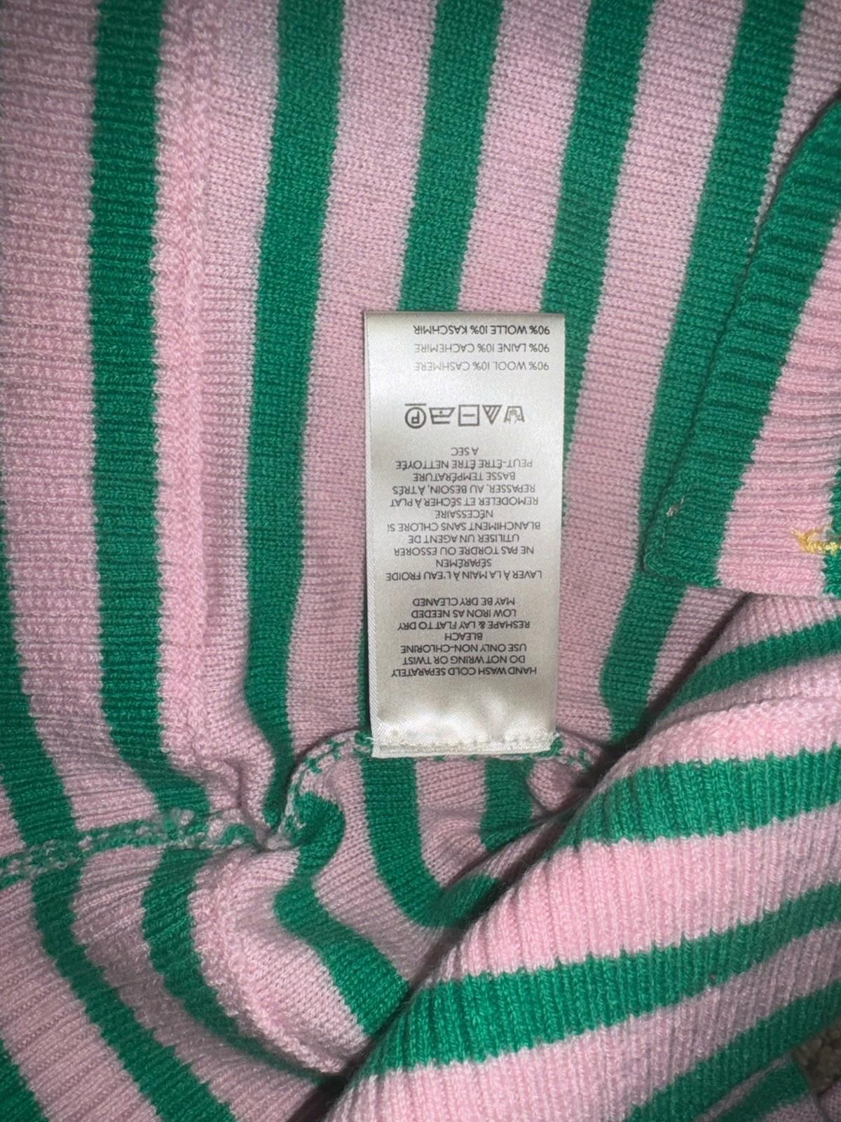 Free People Nocturnal Stripe Cardi Size Small Wool Cashmere Cardigan Sweater Y2K