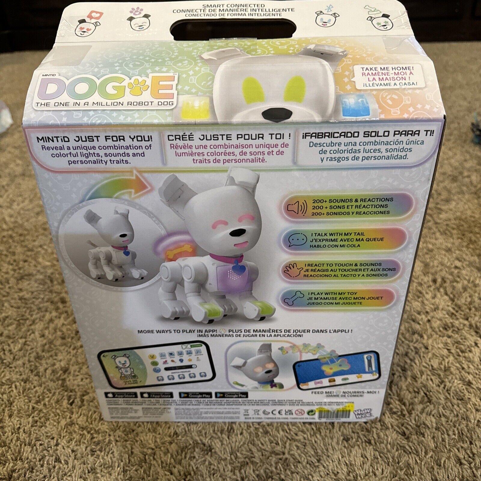 Dog-E - Interactive Robot Dog with Colorful LED Lights, 200+ Sounds & Reactions