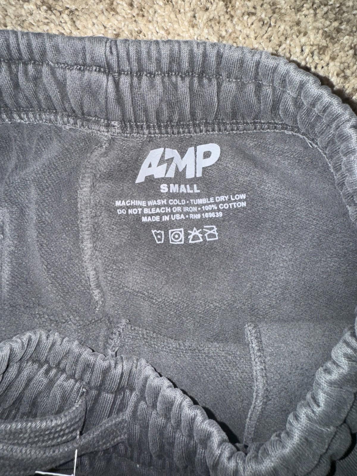 New AMP Sweatpants Gray Small